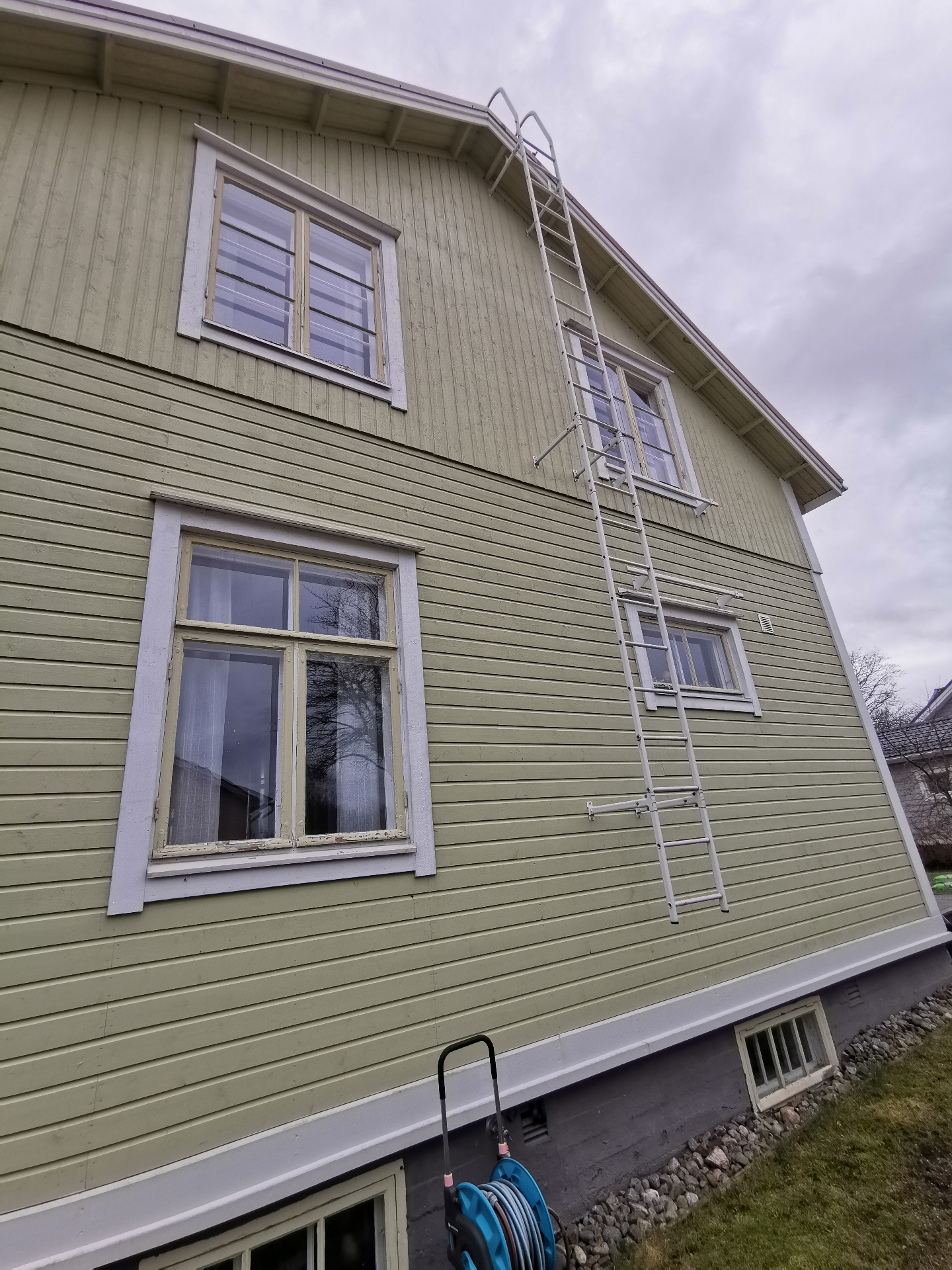Vihreä talo – ennen